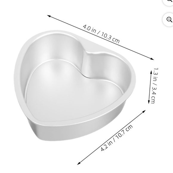 Cake Pan Multi-function Cake Mold Metal Baking Mold Heart Shape Cake Baking Tin - Picture 3 of 5